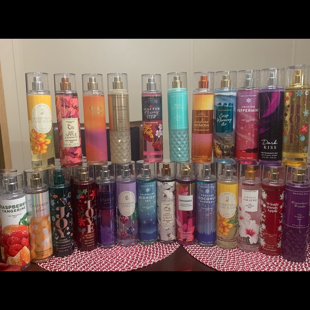 Brand new bath and body works sprays